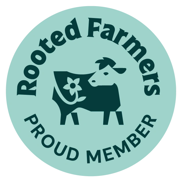 Proud Member badge with cow graphic