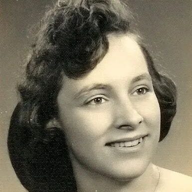 Vintage portrait of a smiling woman